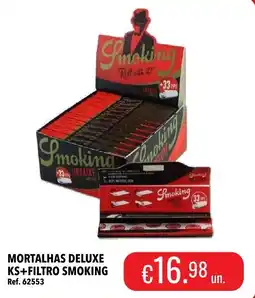 Central Cash Mortalhas deluxe ks+filtro smoking promoção
