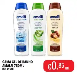 Central Cash Gama gel de banho amalfi 750ml promoção
