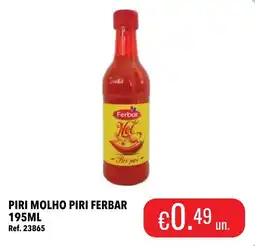 Central Cash Piri molho piri ferbar promoção
