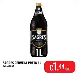 Central Cash Sagres cerveja preta promoção