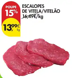 Pingo Doce Escalopes de vitela/vitelão promoção