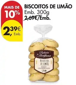 Pingo Doce Biscoitos de limão da Arriñana promoção