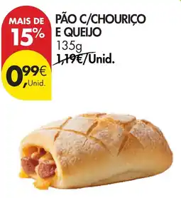 Pingo Doce Pão c/chouriço e queijo promoção