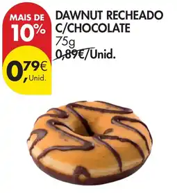 Pingo Doce dawnut recheado c/chocolate promoção