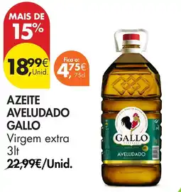 Pingo Doce azeite aveludado gallo promoção