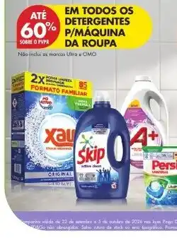 Em todos os detergentes p/máquina da roupa