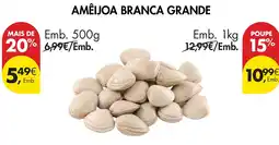 Pingo Doce amêijoa branca grande promoção
