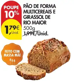 Pingo Doce Pão de forma multicereais e girassol de rio maior promoção