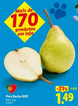 Lidl Pera Rocha DOP promoção