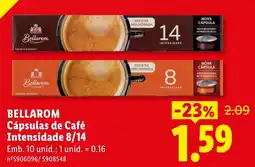 Lidl Bellarom Cápsulas de Café promoção
