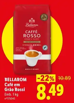 Lidl Bellarom Café em Grão Rossi promoção