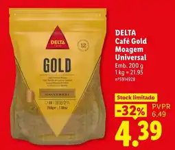 Lidl Delta café gold moagem universal promoção