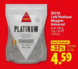 Lidl delta café platinum moagem universal promoção