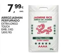 Continente Arroz jasmim perfumado extra longo touch promoção