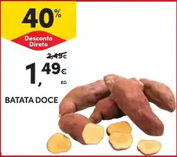 Continente batata doce promoção