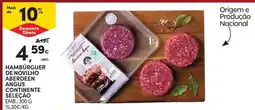 Continente Hambúrger de novilho aberdeen angus continente seleção promoção