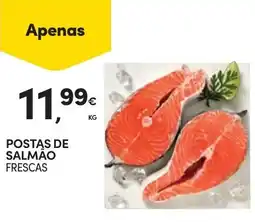 Continente Postas de salmão frescas promoção