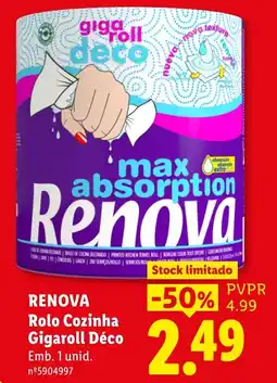 Lidl renova rolo cozinha gigaroll déco promoção