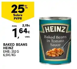 Continente Baked Beans Heinz promoção
