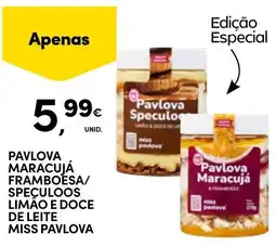 Continente Pavlova maracujá framboesa speculoos limão e doce de leite miss pavlova promoção