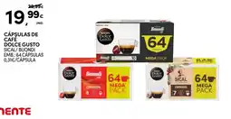 Continente Cápsulas de café Dolce Gusto Sical/Buondi promoção