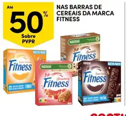 Continente Barras de cereais da marca fitness promoção