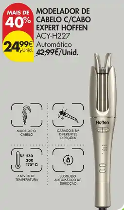 Pingo Doce Modelador de cabelo C/cabo expert hoffen ACY-H227 promoção