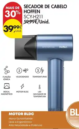 Pingo Doce Secador de cabelo hoffen SCY-H211 promoção