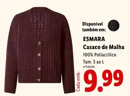 Lidl esmara casaco de malha promoção