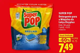 Super Pop Detergente para a Máquina da Loiça Oxyplus