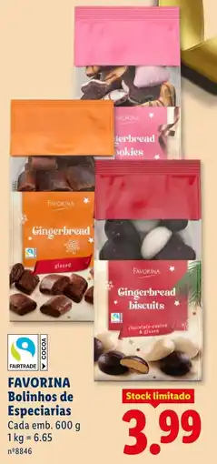 Lidl favorina bolinhos de especiarias promoção
