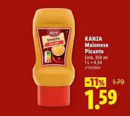 Lidl Kania maionese picante promoção