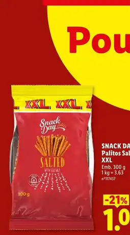 Lidl Snack Day Palitos Sal XXL promoção