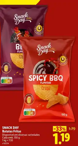 Lidl Snack Day Batatas Fritas promoção
