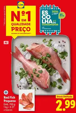 Lidl Red Fish Pequeno promoção