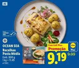 Lidl Ocean Sea Bacalhau Posta Média promoção