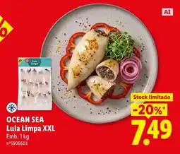 Lidl Ocean Sea Lula Limpa XXL promoção