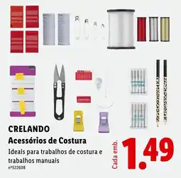 Lidl Acessórios de Costura promoção