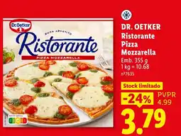 Lidl Dr. Oetker Ristorante Pizza Mozzarella promoção