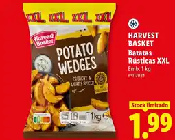 Lidl Harvest Basket Batatas Rústicas XXL promoção