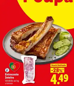 Lidl Entrecosto Inteiro promoção
