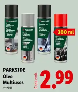 Lidl Parkside óleo multiusos promoção