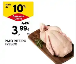 Continente Pato inteiro fresco promoção