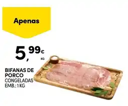 Continente Bifanas de porco congeladas promoção