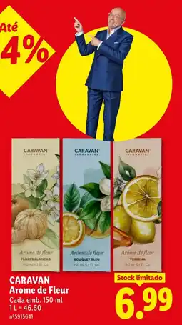 Lidl Caravan Arome de Fleur promoção