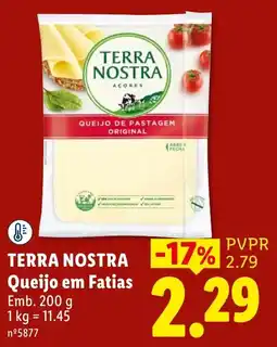 Lidl Terra nostra queijo em fatias promoção