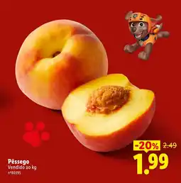 Lidl Pêssego promoção