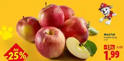 Lidl Maçã Fuji promoção