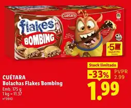 Lidl Cuétara bolachas flakes bombing promoção