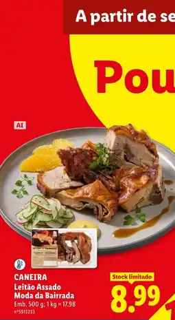 Lidl Caneira Leitão Assado Moda da Bairrada promoção